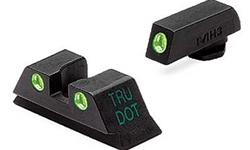 Meprolight Tru-Dot Night Sight Glock 17, 19, 22, 23 Green/Green. Looking for unequaled low light performance, then look no further. The Meprolight Tru-Dot Night Sights provide unequaled Low Light Performance, they are arguably the brightest Night Sights