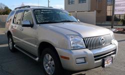 Napoli Suzuki
For the best deal on this vehicle,
call Marci Lynn in the Internet Dept on 203-551-9644
2006 Mercury Mountaineer Luxury
Vin: Â 4M2EU47E96UJ00256
Body: Â SUV
Transmission: Â Automatic
Color: Â Silver
Mileage: Â 60110
Engine: Â 6 Cyl.
Call us on