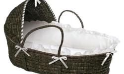 Moses Basket: Badger Basket Moses Basket with Hood and Bedding, Best Deals !
Moses Basket: Badger Basket Moses Basket with Hood and Bedding,
Â Best Deals !
Product Details :
Find bassinets and cradles ? Keep your infant within reach with this moses basket