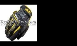 "
Mechanix Wear MPT-51-009 MECMPT-51-009 MpactÂ® Glove with Poron XRD, Black/Yellow, Size Medium
Features and Benefits:
Heavy duty impact protection
Comfortable
Better control
Padded palm
Poron XRD enhanced
Returning to our roots, we completely redesigned
