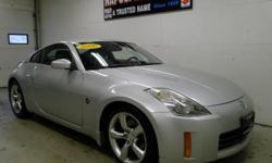 Napoli Nissan
For the best deal on this vehicle,
call Marci Lynn in the Internet Dept on 203-551-9622
Click Here to View All Photos (20)
2006 Nissan 350Z Pre-Owned
Price: Call for Price
VIN: JN1AZ34D66M305466
Engine: 6 Cyl.6
Year: 2006
Body type: 2 Dr