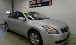 Napoli Nissan
For the best deal on this vehicle,
call Marci Lynn in the Internet Dept on 203-551-9622
Click Here to View All Photos (20)
2008 Nissan Altima Pre-Owned
Price: Call for Price
VIN: 1N4AL21E98N524706
Transmission: Not Specified
Interior Color: