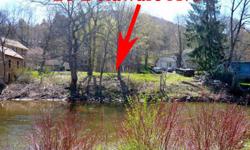 FOR SALE
.46 Acre River Front Building Lot
on West Branch Delaware River
Delhi, N.Y., Delaware County
Only $13,500
This .46 acre river front parcel is located on the banks of the West Branch of the Delaware River in Delhi NY, Delaware County. For you