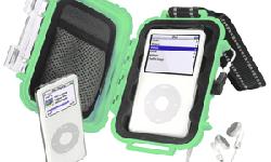 i1010 CaseInterior Dimensions:4.37" x 2.87" x 1.68" (11.1 x 7.3 x 4.3 cm)GREAT FOR RUGGED SPORTS - NOT FOR SWIMMING OR SUBMERGING Designed for any 1st or 2nd generation iPod, Nano, and Shuffle Protect your player while using it via the external headphone