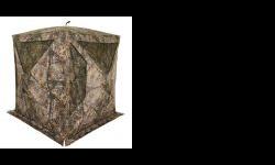 "
Browning Camping 5955205 Phantom Hunting Blind Xtra
The Phantom series allows you to hunt with an 180 degree view. The combined features of this blind make it one-of-a-kind. Structurally, the Phantom blinds are made rock-solid. Both the 600D polyester
