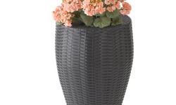 Plant Pots: DMC Products Black Vista Resin Wicker Round Planter with Best Deals !
Plant Pots: DMC Products Black Vista Resin Wicker Round Planter with
Â Best Deals !
Product Details :
Find planters ? The resin wicker vista planter is constructed of