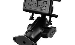 RAM Glare Shield Clamp Mount with Diamond Base Adapter The RAM-B-177U consists of a double socket arm, glare shield clamp base and diamond base adapter. The RAM-B-177U is designed to mount to the lip edge of a flat surface up to 1" thick. Popular mounting