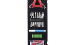 The Real Avid Toolio Scope Mounting Multi-Tool Kit has it all. Everything you need to professionally install rings and bases, and mount and level your scope. Features:- Handy 3-way wrench that's easy to hold and leverage torque - 11 Torx, Allen, Philips