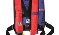 Reveres Comfort Maxâ¢ series of inflatable life vests provide all the comfort and safety you need while looking smart wearing it. Its so comfortable fitting, you'll want to wear it all the time!USCG approved for persons at least 16 years of age weighing 80