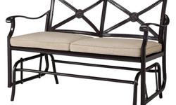 Smith & Hawken San Rafael Metal Patio Motion Glider - Stucco Best Deals !
Smith & Hawken San Rafael Metal Patio Motion Glider - Stucco
Â Best Deals !
Product Details :
Bring ultimate relaxation to your patio or porch with this motion glider from Smith &