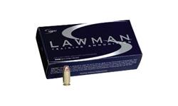 Speer Lawman 38 Special +P 158Gr Total Metal Jacket 50 Rounds. Speer introduced the Lawman line of ammunition in 1968 and it quickly earned a reputation as a high-performance and reliable product.Today, the Lawman line of ammunition products encompasses