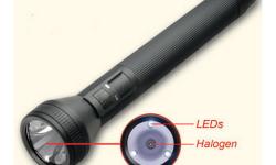 Streamlight, the only company to offer an LED/incandescent combination in a full-size flashlight, now offers this patented technology in the legendary SL-20XP/LED rechargeable. These light-weight lights feature a high-output, pre-focused halogen (or