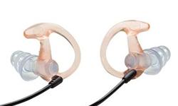 SureFire EP5 Sonic Defender Max Ear Plug Large Clear. Affordable, reusable "full-block" EP5 Sonic Defenders Max utilize a soft, adjustable, triple-flanged stem to seal the ear canal and block out potentially harmful sounds, providing an impressive Noise