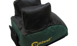 These innovative, high-quality leather and polyester Rear Shooting Bags function with most brands of front rests. The exclusive hook and loop tabs on the Front Rests allow quick installation and removal from the cradle without time-consuming need to lace
