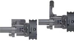 GG&G AR15 Front Flip-up A2 Sight with Gas Block Black - Spring Actuated A2 Style. The GG&G AR-15 Bolt-On Flip Up Front Sight with gas block system is equipped with a spring-loaded, positive wedge lock detent system that keeps the front sight in the up