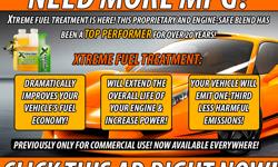 There is nothing else like Xtreme Fuel Treatment.
Improve Fuel Economy
Prolong the Life of Your Engine
Increase Horse Power
Reduce Emissions by about 1/3.