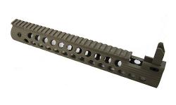 The genesis of modular free float rails has arrived. Building off the TRX Extreme design that revolutionized rail based hand guards; the Alpha RailÂ® utilizes a new low-profile locking mechanism, which offers unparalleled strength and stability. The Alpha