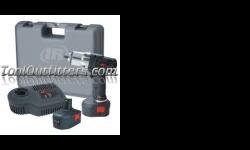 "
Ingersoll Rand W150-KL2 IRTW150-KL2 W150-KL2 3/8"" Square Drive 14.4 Volt Impactoolâ¢
Features and Benefits:
150 ft-lbs max reverse torque
Less than 4.7 lbs with lithium ion battery
0-2200 RPM, 0-3000 IPM
Engineered composite housing with patent pending
