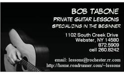 Why not learn every style? Taking lessons from me will not only turn you into a Guitar player, but you'll be known as a musician. If you're interested, give me a call. If you would rather just learn some songs or chords, please go to one of the local