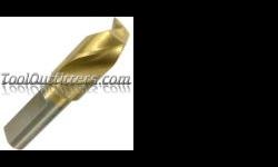 "
Dent Fix DF-1680T DENDF1680T 8mm HSCO Titanium Spot Weld Drill Bit
Features and Benefits:
This is our most popular spot weld drill bit; 8.0mm or 5/16th is the most common size of spot welds that need to be removed
The Titanium coating on this bit will