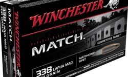 Winchester Supreme Match 338 Lapua Magnum, 250Gr Sierra MatchKing BTHP - 20 Rounds. Winchester Supreme Centerfire Rifle Ammunition stands as the most technologically advanced line of centerfire rifle ammunition in history - a history 127 years in the