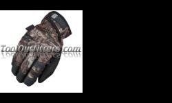 "
Mechanix Wear MWA-730-010 MECMWA-730-010 Winter Armor Glove with Mossy Oakâ¢ Break-Upâ¢ Infinity Camoflauge, Size Large
Features and Benefits:
Durable warmth - double stitching in critical areas resists tearing
Rubberized grip - dual layer rubber panels