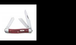 "
Case Cutlery 00786 Worn Old Red Series 6318 Stainless Steel Medium Stockman
A Case original, Pocket Worn Old Red Bone knives combine the best qualities of a faithful, old pocket knife with those of one right of the box.
W.R. Case Pocket Worn Old Red