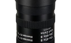 Zeiss Vario Eyepiece
The Zeiss DiaScope Vario 15-45x/20-60x Eyepiece provides variable magnification to enhance the viewing capabilities of the Zeiss Victory DiaScope spotting scope. With a 65 mm DiaScope this ocular offers 15-45x magnification and a