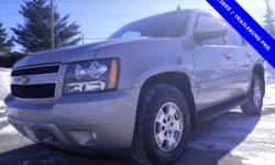 Â .
Â 
2007 Chevrolet Tahoe
$20857
Call (518) 631-3188 ext. 38
Bill McBride Chevrolet Subaru
(518) 631-3188 ext. 38
5101 US Avenue,
Plattsburgh, NY 12901
4D Sport Utility, 4-Speed Automatic with Overdrive, 4WD, 100% SAFETY INSPECTED, 4 NEW TIRES, FULL