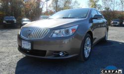 .
2011 Buick LaCrosse CXL
$19995
Call (518) 213-5211 ext. 13
Knight Automotive Inc.
(518) 213-5211 ext. 13
383 Route 3,
Plattsburgh, NY 12901
Sophisticated, smart, and stylish, this 2011 Buick LaCrosse banished all limitations in creating every last