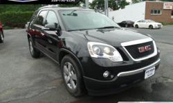 .
2012 GMC Acadia SLT Sport Utility 4D
$33000
Call (518) 291-5578 ext. 63
Whiteman Chevrolet
(518) 291-5578 ext. 63
79-89 Dix Avenue,
Glens Falls, NY 12801
One Owner, Clean Carfax! Go where you want is the theme with Acadia shown in striking Carbon Black