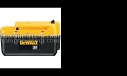 "
Dewalt Tools DC9360 DWTDC9360 36V Li-Ion Battery
DEWALTÂ® exclusive lithium ion cells provide high power for corded performance; deliver 2-3x more run-time vs. 18V; offer long battery life & durability: 2,000 recharges
Lightweight design- 2.4 lbs; same
