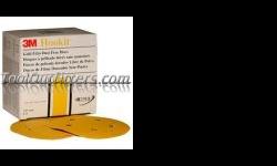 "
3M 01083 MMM1083 3Mâ¢ Hookitâ¢ Gold Disc D/F 236U, 6"", P80C, 75 discs
7 holes for dust-free sanding. Use for shaping plastic filler, removing paint around damaged area and scratch refinement of bare metal. Recomended backup pad (part number 05865).