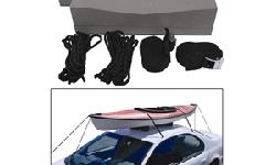 Kayak Car-Top Carrier KitPart #: 11438-7A simple, convenient kit for carrying a kayak on car top. Includes four supporting foam blocks that snap on boat's gunwale and help prevent scratches on car top. Two straps with adjusting buckles and clips. Includes