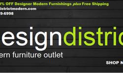 Designdistrict - http://www.designdistrictmodern.com
has the lowest prices you'll find on contemporary and designer modern
sofas, chairs, tables, lighting and more! Shipping is ALWAYS FREE. If you love discounts and low, low prices, you must visit