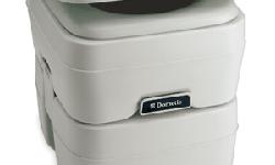 Dometic 965 MSD Portable Toilet 5.0 Gallon PlatinumFor convenience that lets you venture anywhere! Durable design, drop it,stand on it - this unit can take it! Attractive matte finish.Scratch-resistant finish is easy to keep clean; looks new for