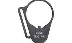 GG&G AR15 Right-Hand Receiver End-Plate Sling Mount Black. The GG&G AR-15 Receiver End Plate Sling Adapter (Right Hand) allows the operator to attach the sling directly behind the receiver, in front of the collapsible butt stock. The AR-15 Receiver End