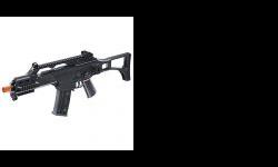 "
Umarex USA 2261230 H&K Replica Soft Air G36C, Electric, Black
The H&K G36 C Airsoft gun can go between semi and fully automatic with the flip of a switch. The powerful motor allows this electric AEG gun to fire at a very high rate of speed for guns in