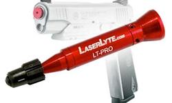 Laserlyte Pistol Laser Trainer Laser 2.1" 9mm-45ACP Red. This laser trainer fits all of the most popular pistol calibers, mounts inside the barrel and has the sound activated switch showing bullet impact with a laser dot. Every time your hammer or striker