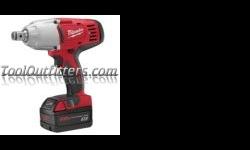 "
Milwaukee Electric Tools 2664-22 MLW2664-22 M18 Cordless 3/4"" High Torque Impact Wrench with Friction RIng Kit
Features and Benefits:
Delivers 525 ft./lbs. of torque
Compact and lightweight: 9" in length and weighs 5.3 lbs
M18 Lithium-Ion Technology