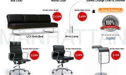 BIG SALE& ARCO LAMP- EAMES LOUNGE- LC5 LE CORBUSIER-OUTDOOR WICKER SOFA- Arco Floor Lamp - Eames Lounge Chair - www.MANHATTANHOMEDESIGN.COM http://manhattanhomedesign.com/arco-lamp.html
ARCO FLOOR LAMP - EAMES LOUNGE CHAIR & OTTOMAN- BALL CHAIR EERO
